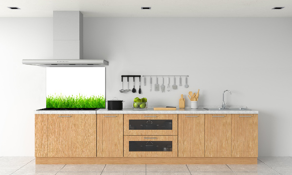 Crédence de cuisine en verre L'herbe