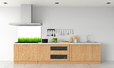 Crédence de cuisine en verre L'herbe