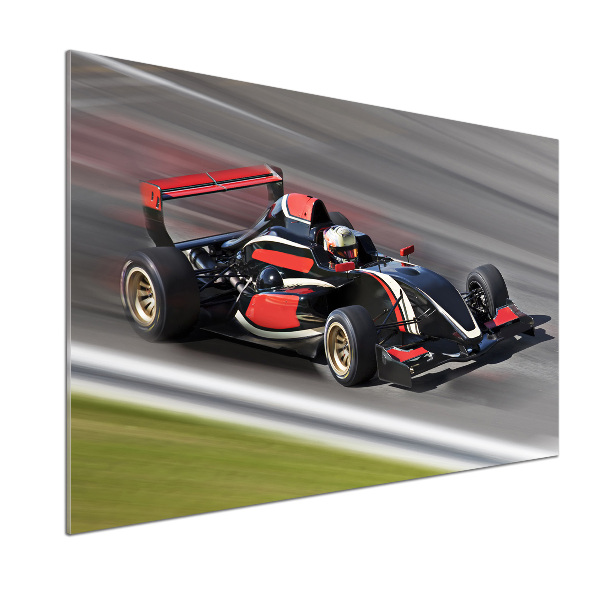 Crédence en verre avec motif Formule 1