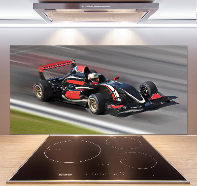Crédence en verre avec motif Formule 1