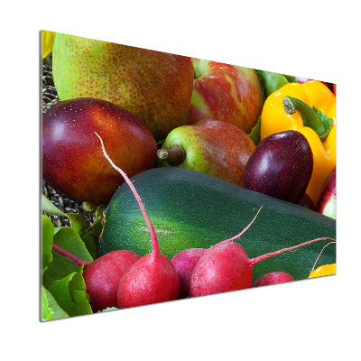 Crédence en verre trempé Fruits et légumes