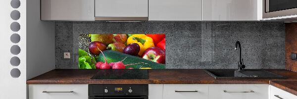 Crédence en verre trempé Fruits et légumes