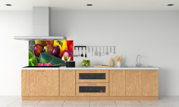 Crédence en verre trempé Fruits et légumes