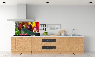 Crédence en verre trempé Fruits et légumes