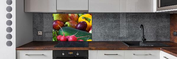 Crédence en verre trempé Fruits et légumes