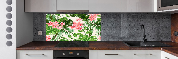 Crédence cuisine en verre Richesse des fleurs