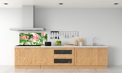 Crédence cuisine en verre Richesse des fleurs
