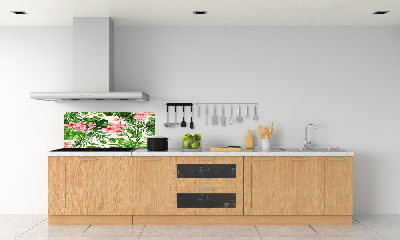 Crédence cuisine en verre Richesse des fleurs