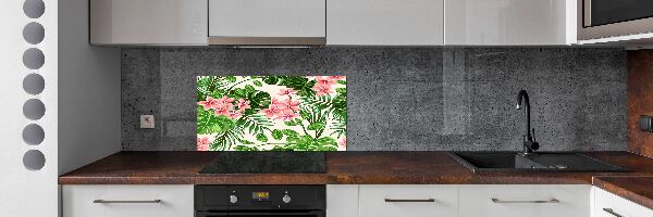 Crédence cuisine en verre Richesse des fleurs