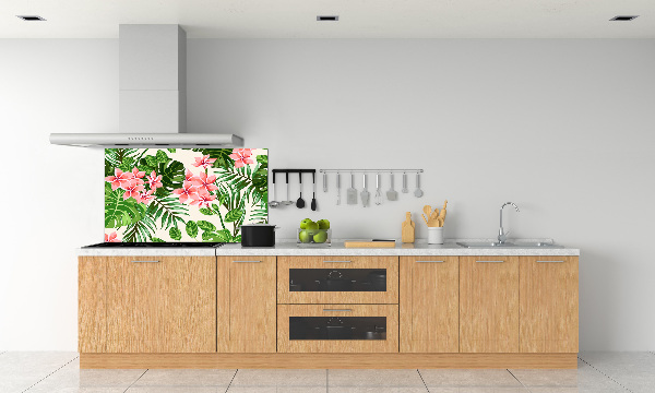 Crédence cuisine en verre Richesse des fleurs