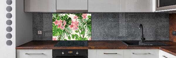 Crédence cuisine en verre Richesse des fleurs