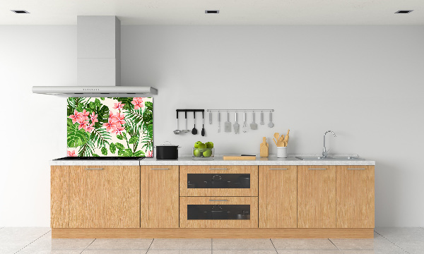 Crédence cuisine en verre Richesse des fleurs