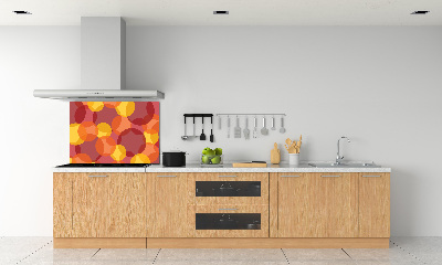 Crédence en verre trempé Cercles colorés