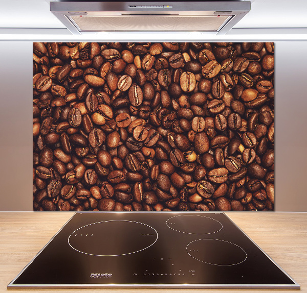 Crédence en verre Grains de café