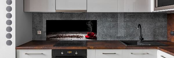 Crédence cuisine en verre Café aromatique