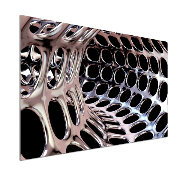 Crédence en verre avec motif Tunnel métallique