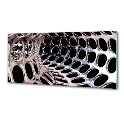 Crédence en verre avec motif Tunnel métallique