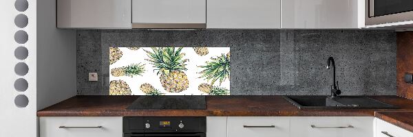 Crédence en verre Ananas