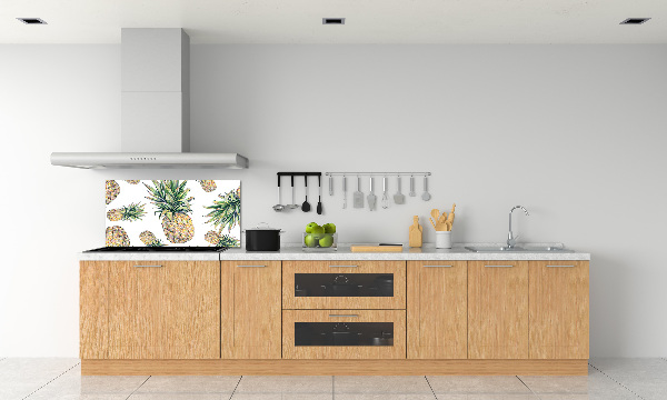 Crédence en verre Ananas
