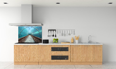 Crédence en verre Tunnel aquarium