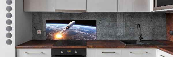 Panneau pour cuisine Fusée spatiale