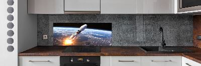 Panneau pour cuisine Fusée spatiale