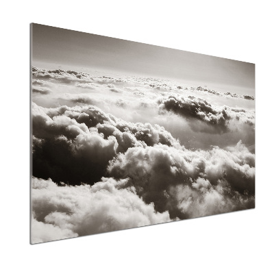 Crédence en verre trempé Vue des nuages à partir d'un oiseau