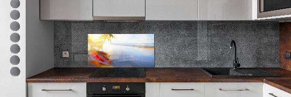 Panneau crédence cuisine Coquillage sur la plage