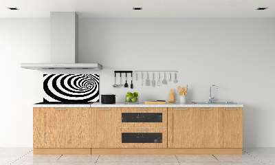 Panneau crédence cuisine Spirale rayée