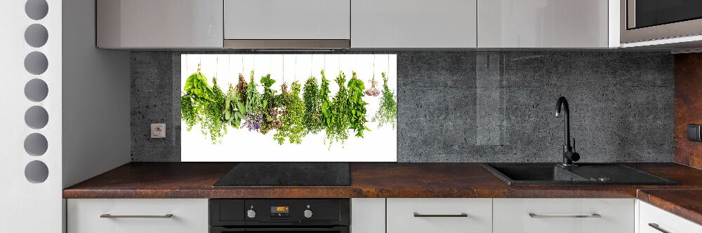 Crédence de cuisine en verre Herbes sur ficelle