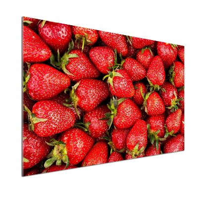 Panneau pour cuisine Fraises