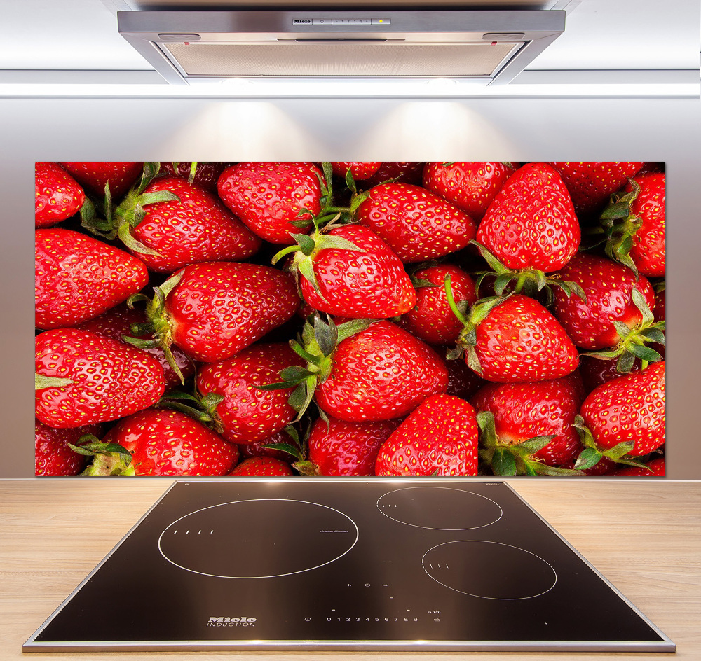 Panneau pour cuisine Fraises