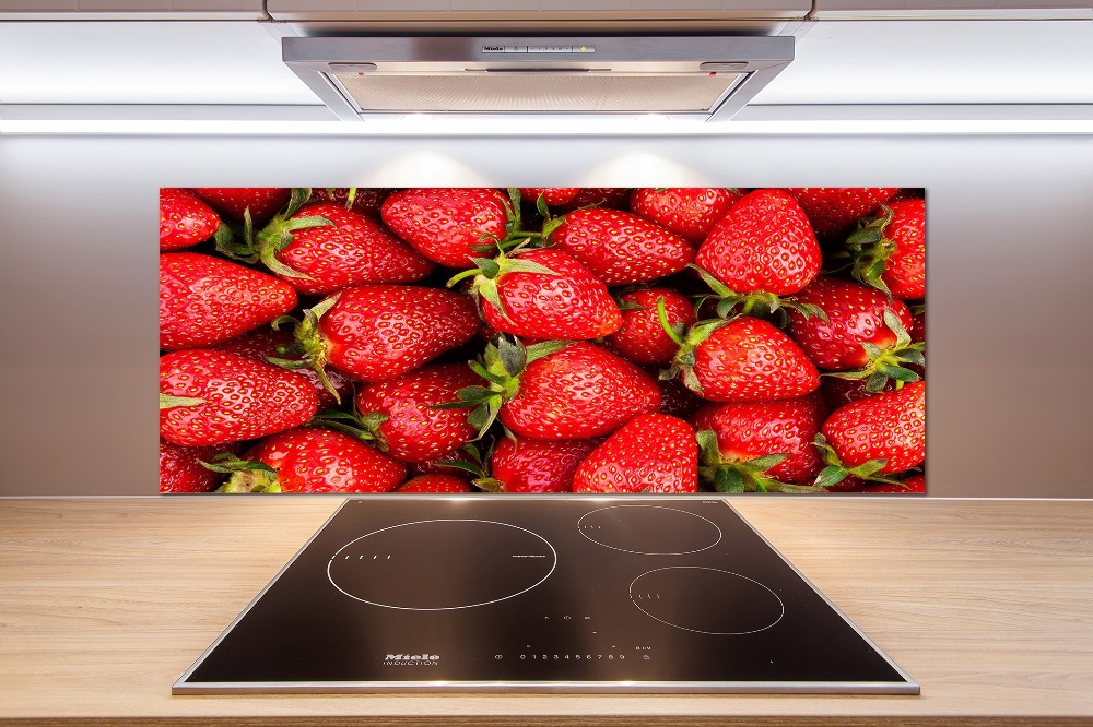 Panneau pour cuisine Fraises