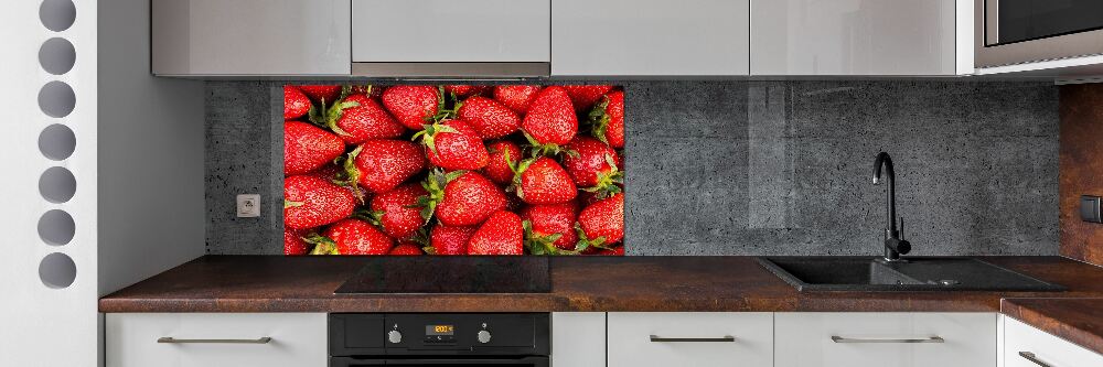 Panneau pour cuisine Fraises