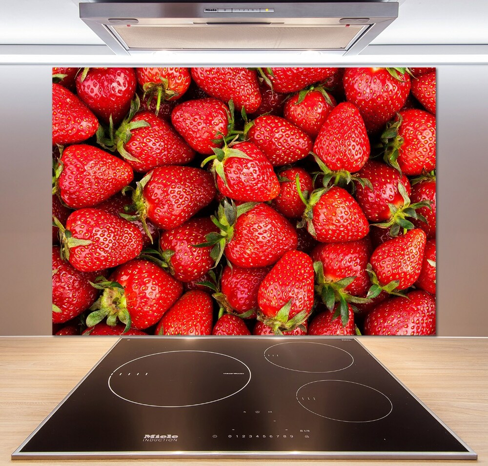 Panneau pour cuisine Fraises