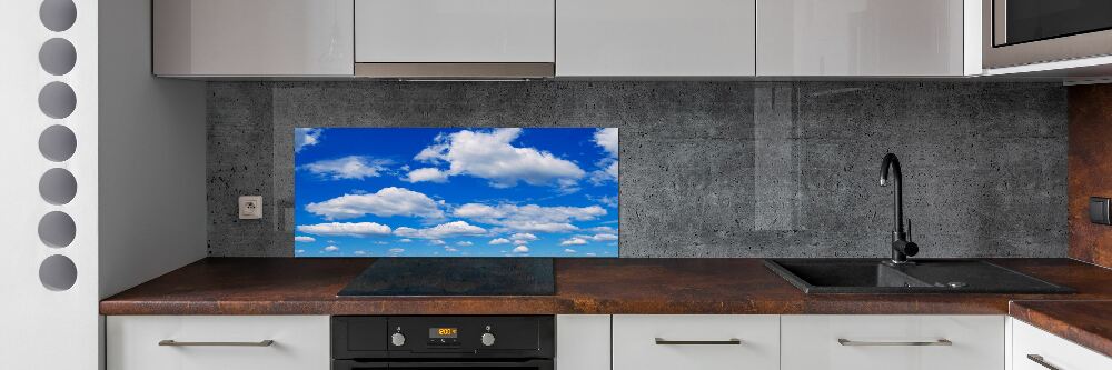 Crédence cuisine en verre Nuages dans le ciel