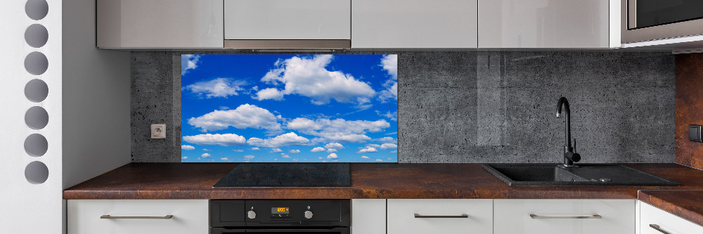 Crédence cuisine en verre Nuages dans le ciel