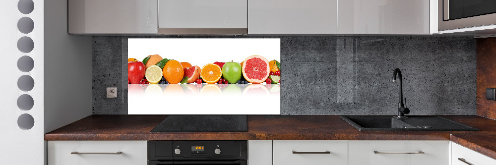 Crédence en verre trempé Fruits colorés