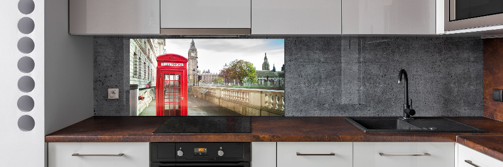 Panneau pour cuisine Cabine téléphonique