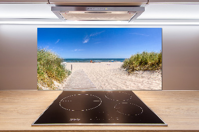 Crédence en verre avec motif Dunes de mer