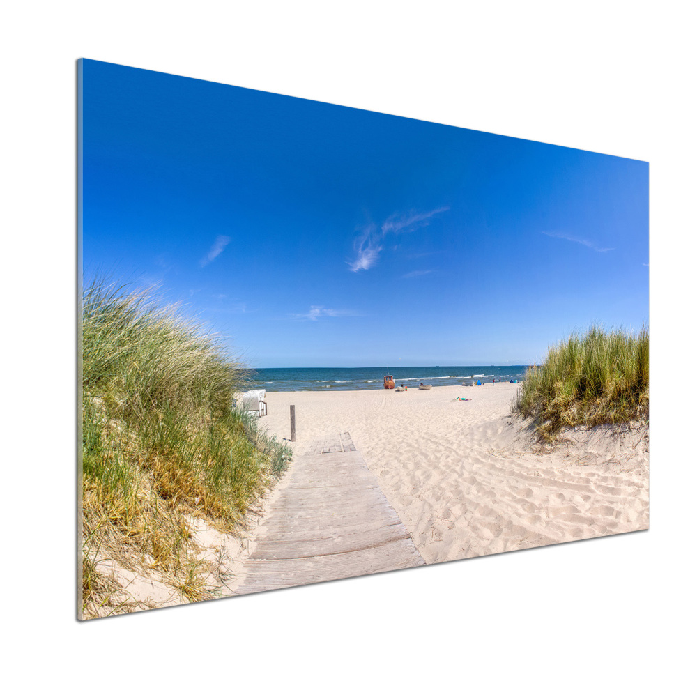 Crédence en verre avec motif Dunes de mer