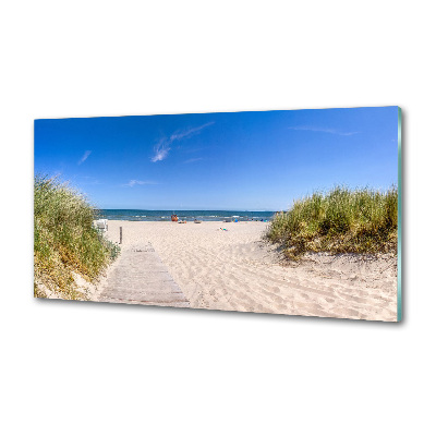 Crédence en verre avec motif Dunes de mer