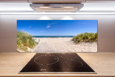 Crédence en verre avec motif Dunes de mer