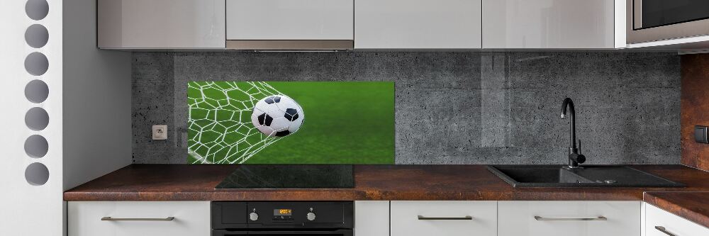 Crédence en verre avec motif Le ballon dans les grilles