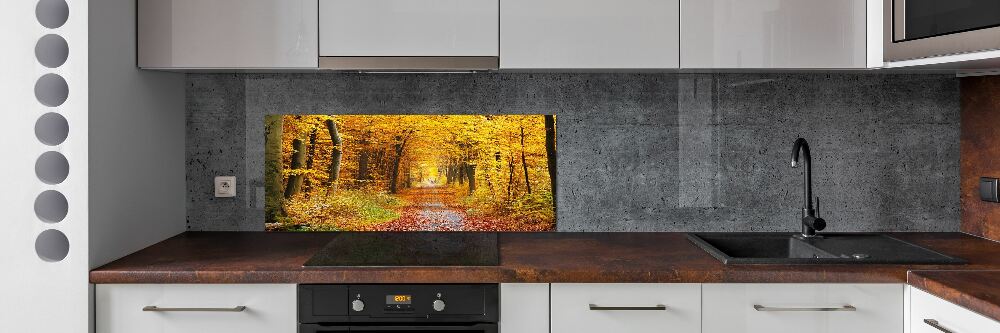 Panneau crédence cuisine Forêt d'automne