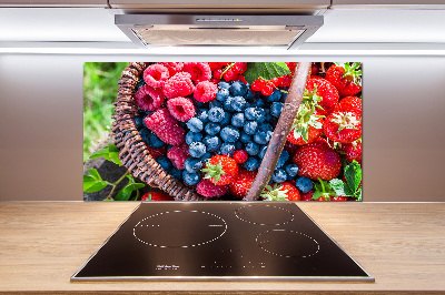 Panneau pour cuisine Corbeille de fruits de forêt