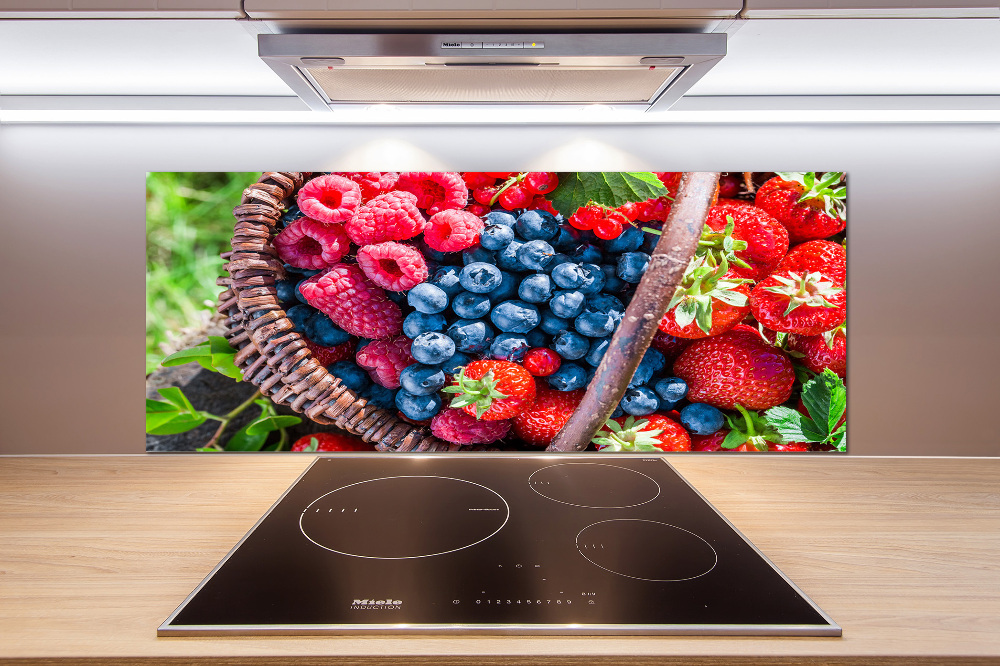 Panneau pour cuisine Corbeille de fruits de forêt