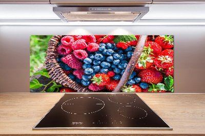 Panneau pour cuisine Corbeille de fruits de forêt