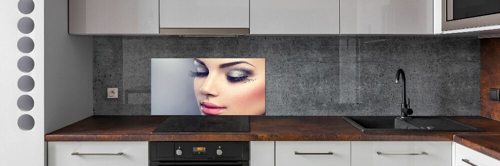 Crédence de cuisine en verre Le maquillage parfait