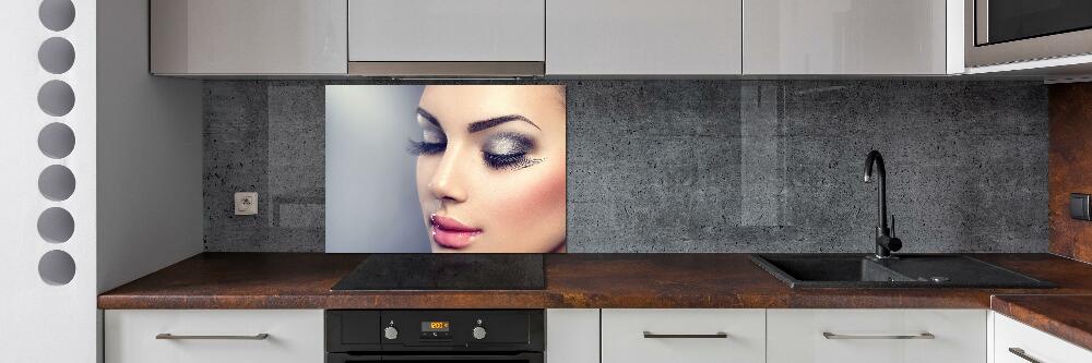 Crédence de cuisine en verre Le maquillage parfait